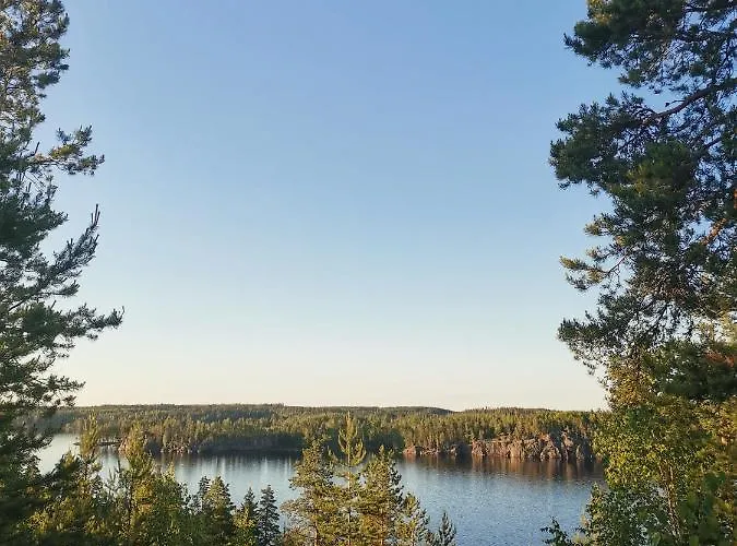 Lüks kamp alanı Hidden Island Laukanharju Glamping *